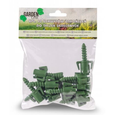 Set di maniglie/estremità per pali da 11 mm, 12 pezzi.