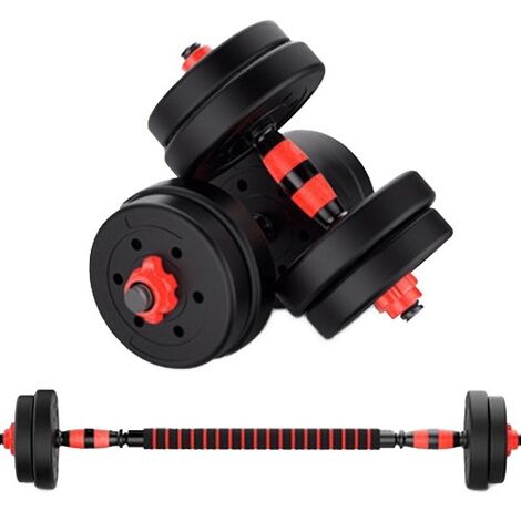 Set di manubri / bilancieri in PVC regolabili ForzaFit - 15 kg