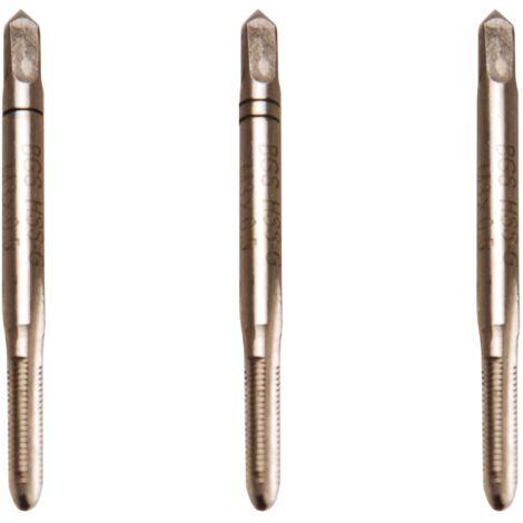 Set di maschi  HSS-G  M3 x 0,5  3 pz.