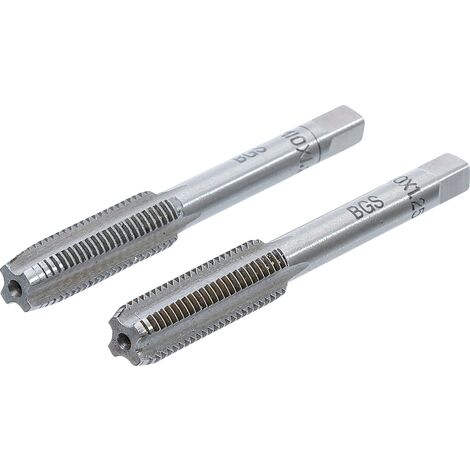BGS TECHNIC Set di maschi M10 x 1,25 2 pz.