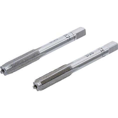 Set di maschi  M7 x 0,75 mm  2 pz.
