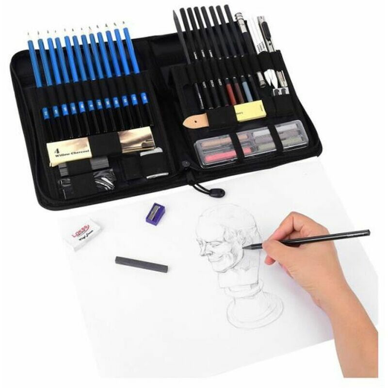 Set di matite da disegno per schizzi da 48 pezzi