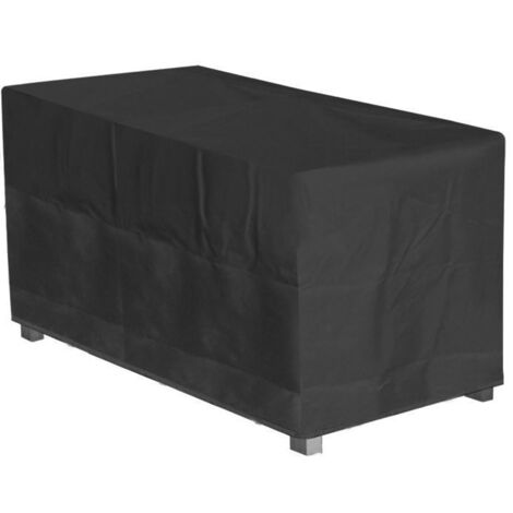 Copertura Per Tavolo Da Esterno DICAPA - Impermeabile, 200x160x70 Cm, Nero - Foto 2