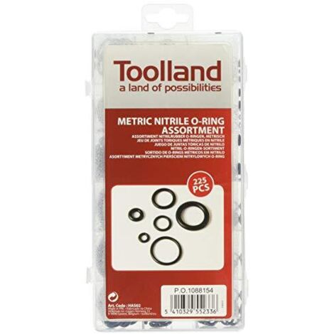 Set di O-Ring in nitrile - 225 pezzi.