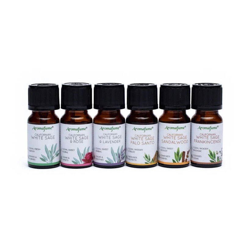 Set di oli alla salvia bianca - 6 miscele di