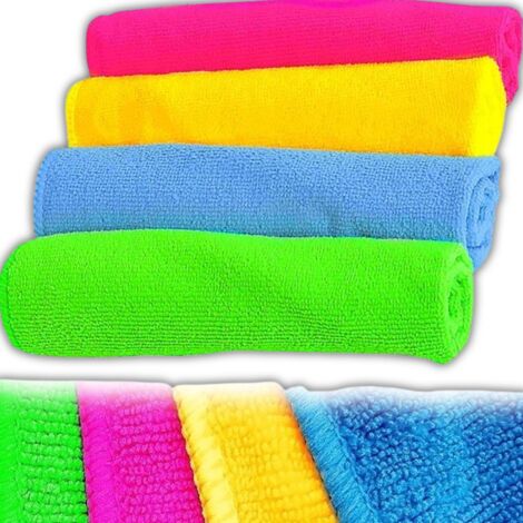SET DI PANNI DA CUCINA IN MICROFIBRA, 4 PEZZI 30X30