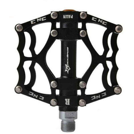 Set di pedali per bicicletta MTB, antiscivolo, neri