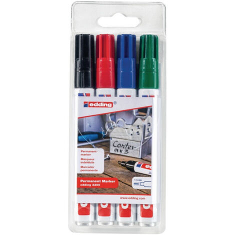 Set di pennarelli indelebili 3300 tratti assortiti B.1-5mm punta a scalpello EDDING