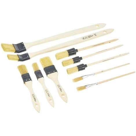 Set di Pennelli per Pittura Vernice Smalto Legno Pennello Piatto PL100 -  35mm, 50mm, 70mm