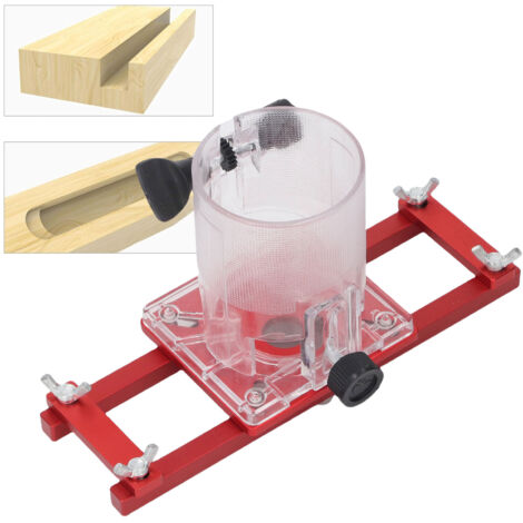 Set di piastre di base per fresatrice per legno 2 in 1: strumento versatile per tagli precisi e facili, per rifilatori per bordi da 65 mm