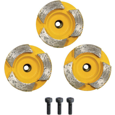 Set di piastre diamantate per levigatura del massetto