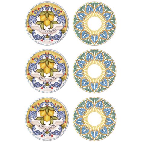 Set di piatti e stoviglie Set 19 Cm 100% Ceramica Multicolore
