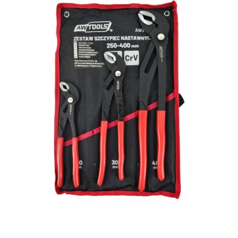 SET DI PINZE REGOLABILI AWTOOLS 3 pezzi (10/12/16")