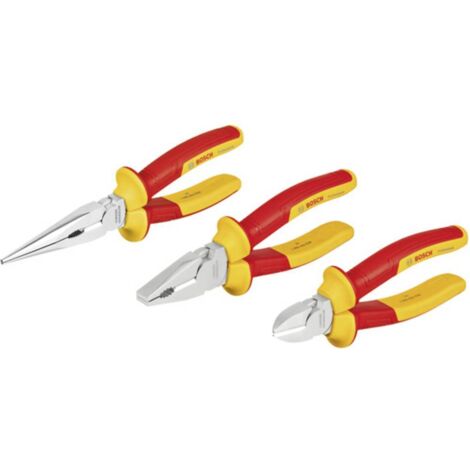 Set di pinze VDE Bosch Combo Kit, 3 pezzi.