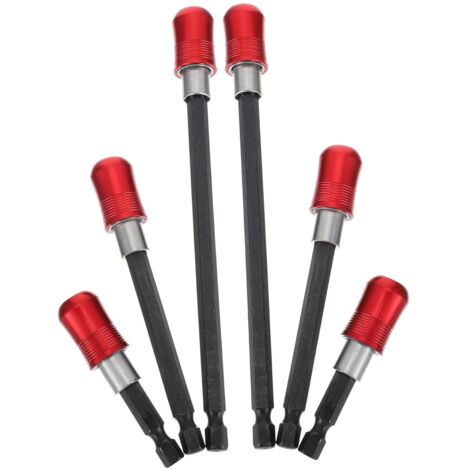 set di portapunte magnetici in acciaio inox, asta di prolunga, portapunte per trapano, accessorio pratico per spazi ristretti