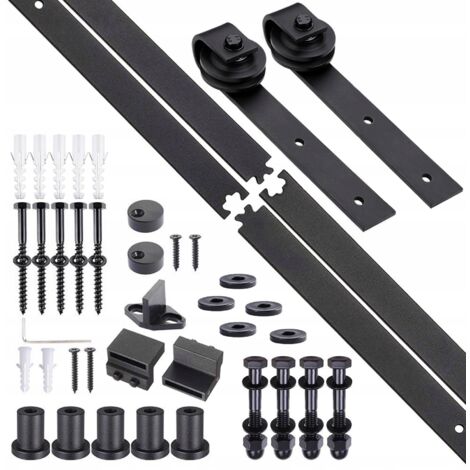 Set di porte scorrevoli Loft da 2 m, ideali per ottimizzare lo spazio.