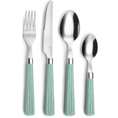 Set di Posate Amefa Paille 24 Pezzi Metallo Bicolore (25 cm)