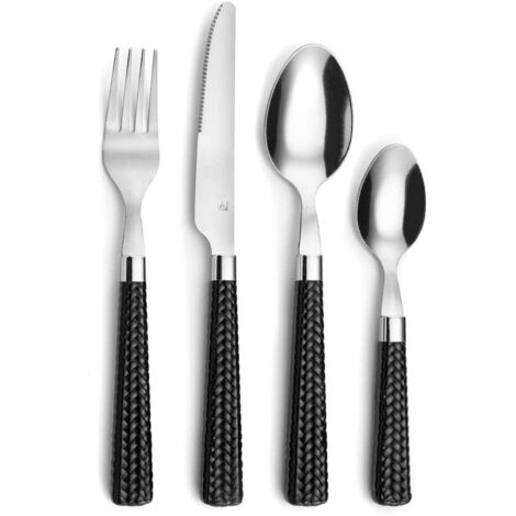 Set di Posate Amefa Paille 24 Pezzi Metallo Bicolore (25 cm)