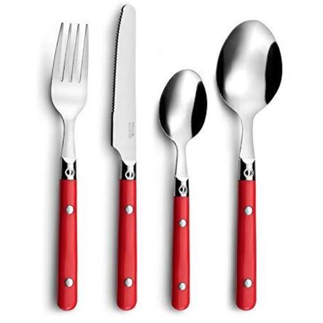 Set di Posate Amefa Saxo Metallo Bicolore 16 Pezzi (25 cm)