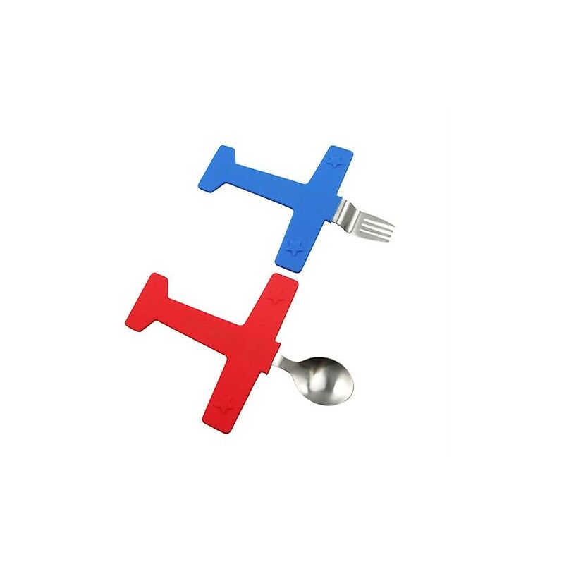 Set di posate portatili in silicone per bambini