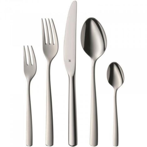 Set di Posate WMF Boston da 60 pezzi in Acciaio Inox, Lavabile in Lavastoviglie, Elegante e Resistente, Completo di Coltelli, Forchette e Cucchiai