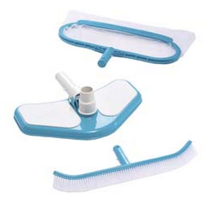 Intex - set di pulizia retina, spazzola e vacuum 'deluxe' - peso KG.2,08 (29057)