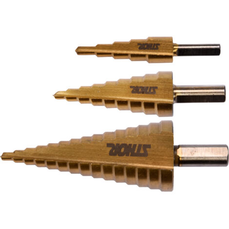 Set di punte a gradini da 3 pezzi - W-22616
