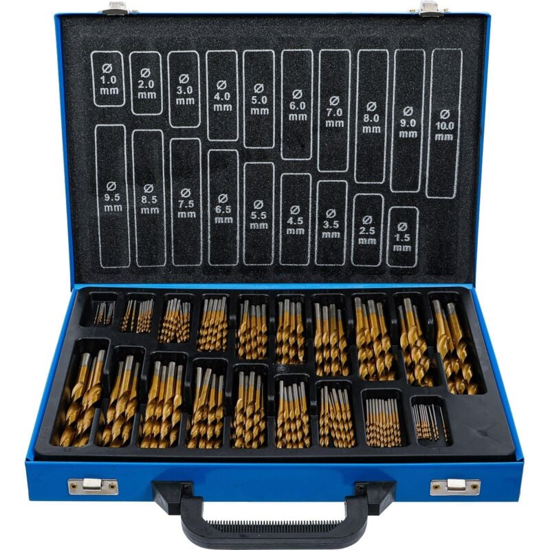Serie di punte elicoidali HSS nitruro di titanio 1...