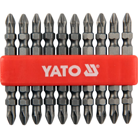 Set di punte da 1/4" (6,3 mm) PH2x65 mm 10 pezzi