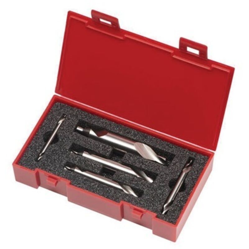 Set di punte da centrare A296 5 pezzi BS1 / BS2 / BS3 / BS4 / BS5 120 gradi n. 225 Dormer