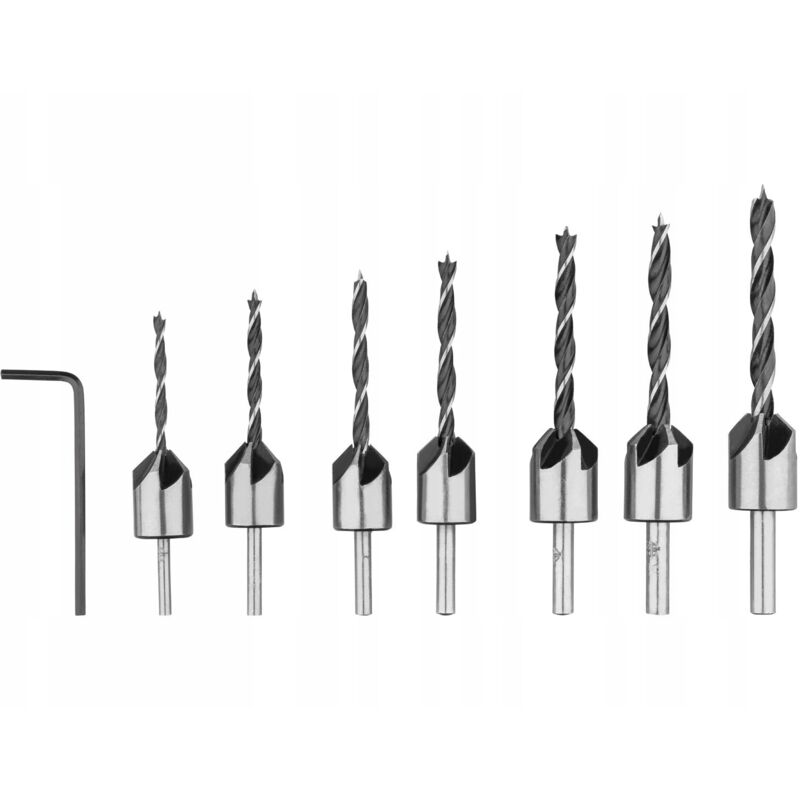Set di punte da trapano e svasatori PARKSIDE PSB 6 A1
