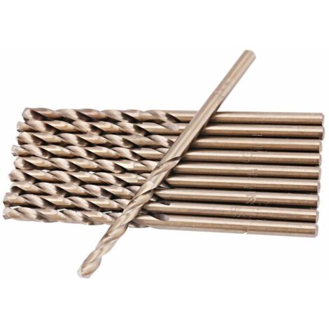 Set di punte da trapano HSS-CO, set di punte da trapano al cobalto M35. Set di punte da trapano HSS-CO da 1,0-5,0 mm per foratura in acciaio inossidabile (2,5 mm)
