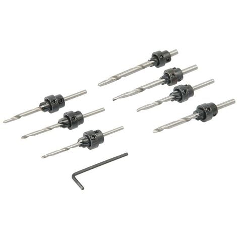 SILVERLINE Set di punte da trapano per accecare 7 p.zi 3 - 6 mm