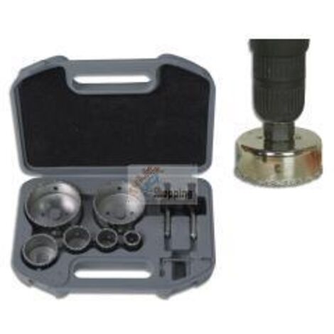Set di punte DEDRA 6x + 2 piloti - 22-73 mm