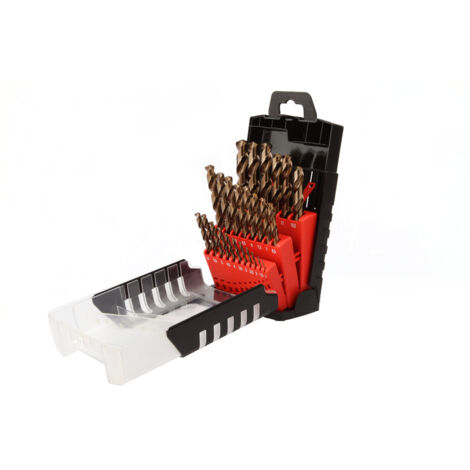 Set di punte DIAGER HSS - cobalto 5% - 25 pezzi - Ø da 1 a 13 mm - 707D