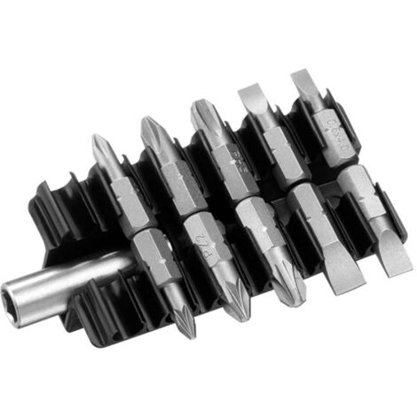 Set di punte STANLEY da 9 pezzi + supporto