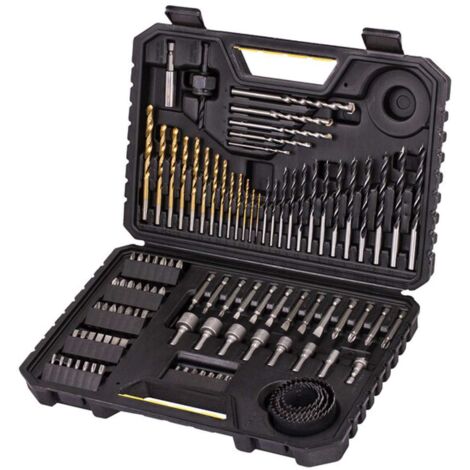 Set di punte stanley sta7205 100 pezzi acciaio multi materiali