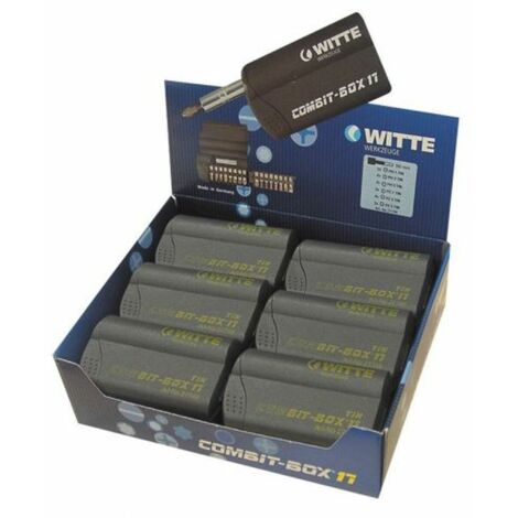 Set di punte WITTE COMBIT-BOX 17 17 Pezzi