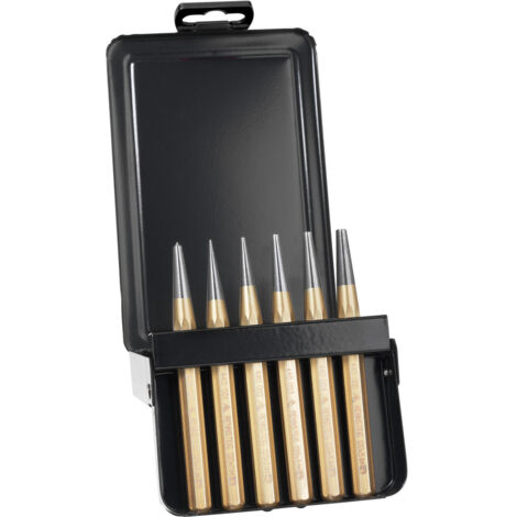 SET DI PUNZONI IN VALIGETTA METALLICA, DIAMETRO 1, 2, 3, 4, 5 MM - RE424 130 0