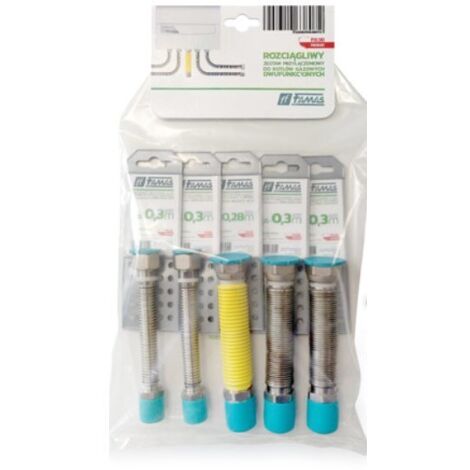 Set di raccordi flessibili per caldaia: 3/4 di pollice. La confezione contiene 5 raccordi: 1x PSR-06ANT-015 2x FPWR-06AN-0015 2x FPWR-08AN-0015