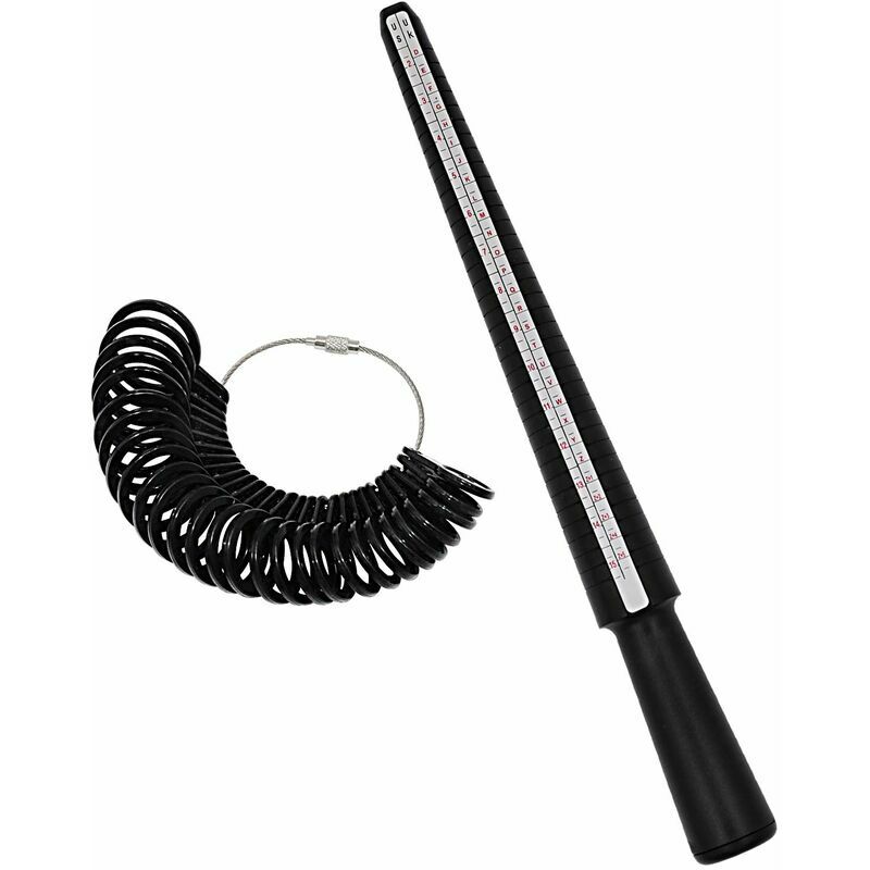 Set di righelli per anelli, asta per misurare la