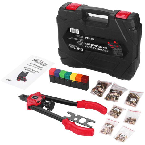 Set di rivettatrici per dadi a rivetto KD3514
