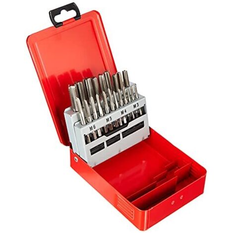 Set di rubinetti KS TOOLS TOOLS HSS - 3 passate - 21 pezzi - 336.0621