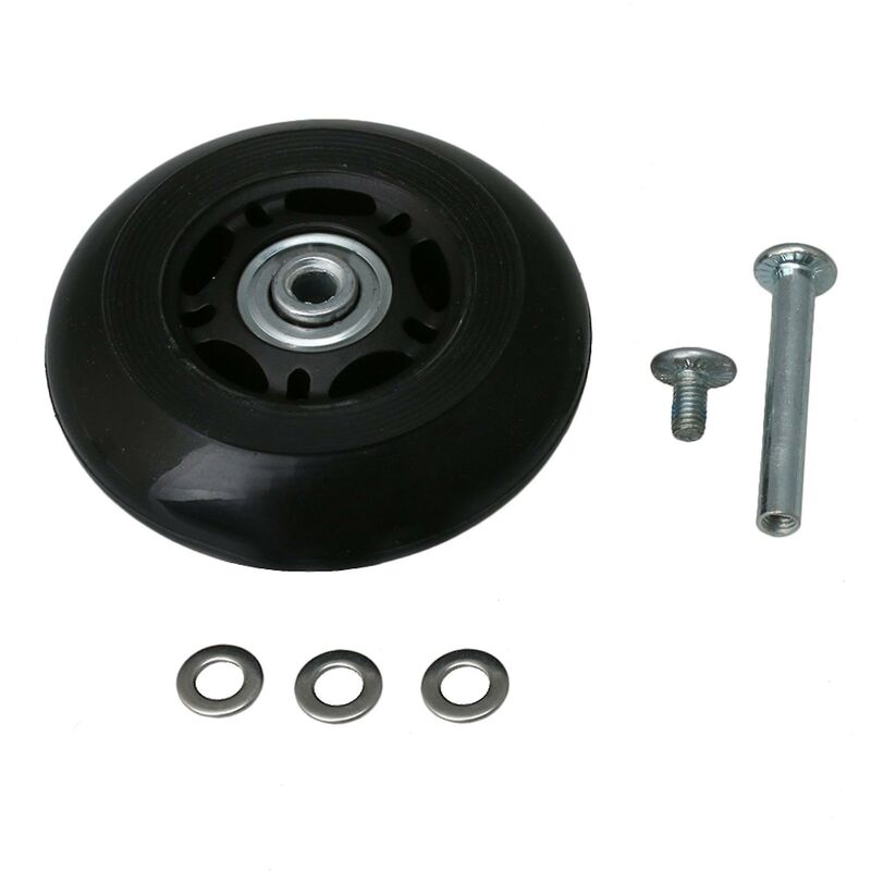 Set di ruote di scorta in gomma pu da 75 mm di