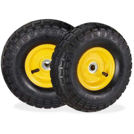 Set di ruote per camion portaborse con 2 cerchi in acciaio 883071