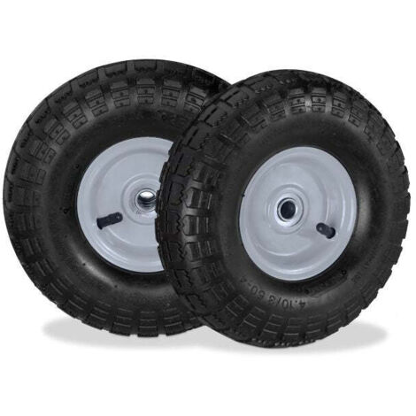 Set di ruote per camion portaborse con 2 cerchi in acciaio 883108