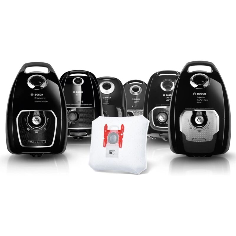 Set di sacchetti di tipo 8 gall per aspirapolvere Bosch