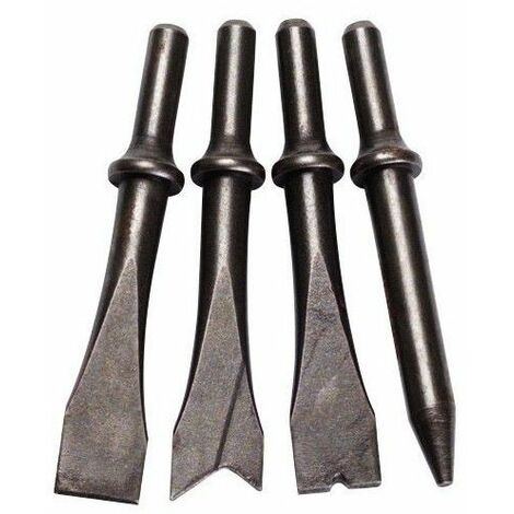 Set di scalpelli martello pneumatico cilindrico 4 pezzi