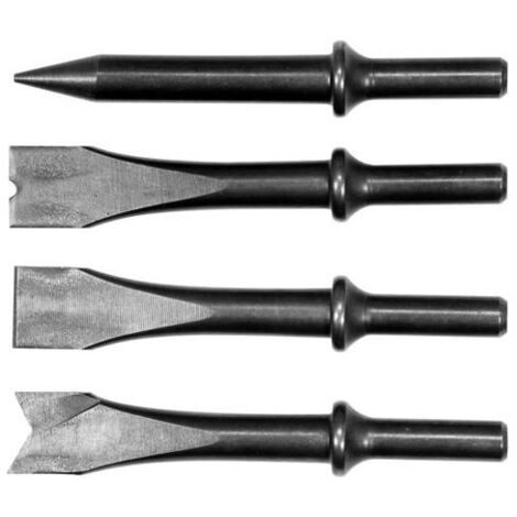 SET DI SCALPELLI PER MARTELLO PNEUMATICO 4 PEZZI - YT-09901