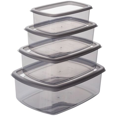 Set di scatole portaoggetti Set Antracite